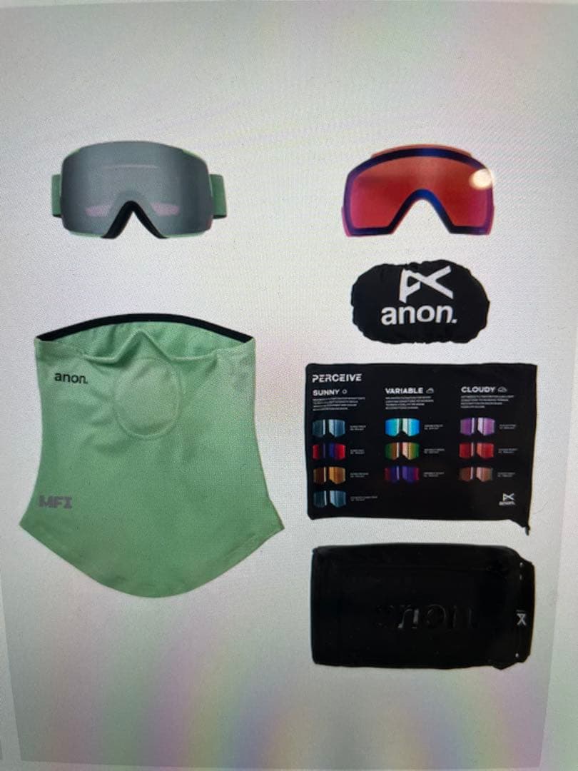 anon. 25-26 M5S SOFT SAGE ゴーグル ローブリッジ