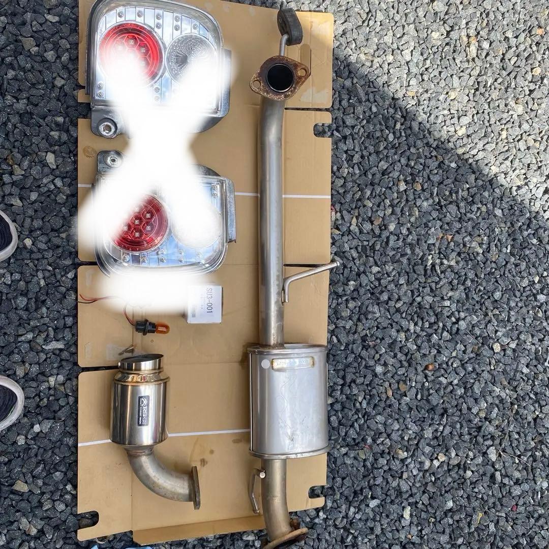 アルトラパン、he21s.2WD.NA.RSRエキマグマフラー