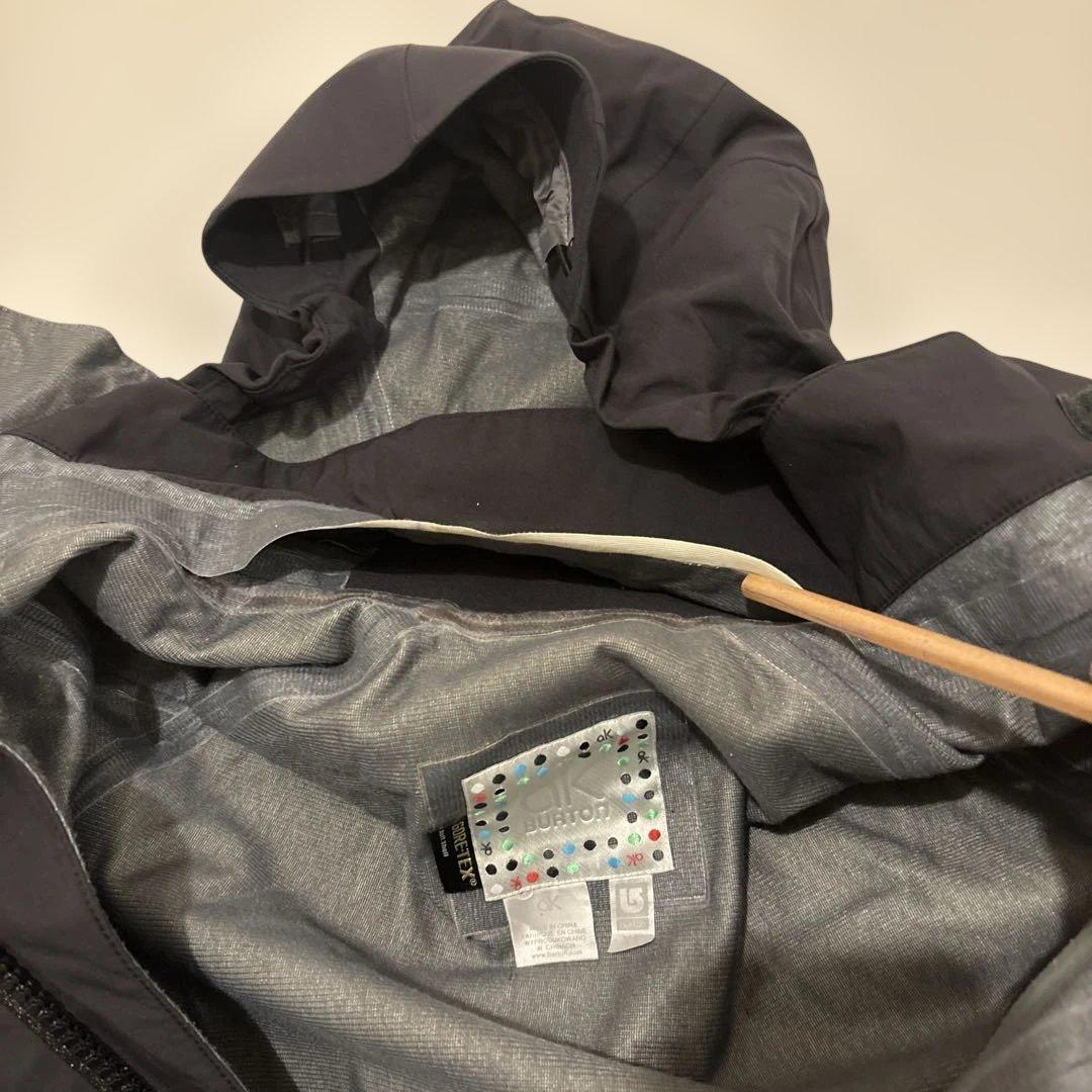 ［ak] Burton GORE-TEX スノーボード　フード付きジャケット 黒