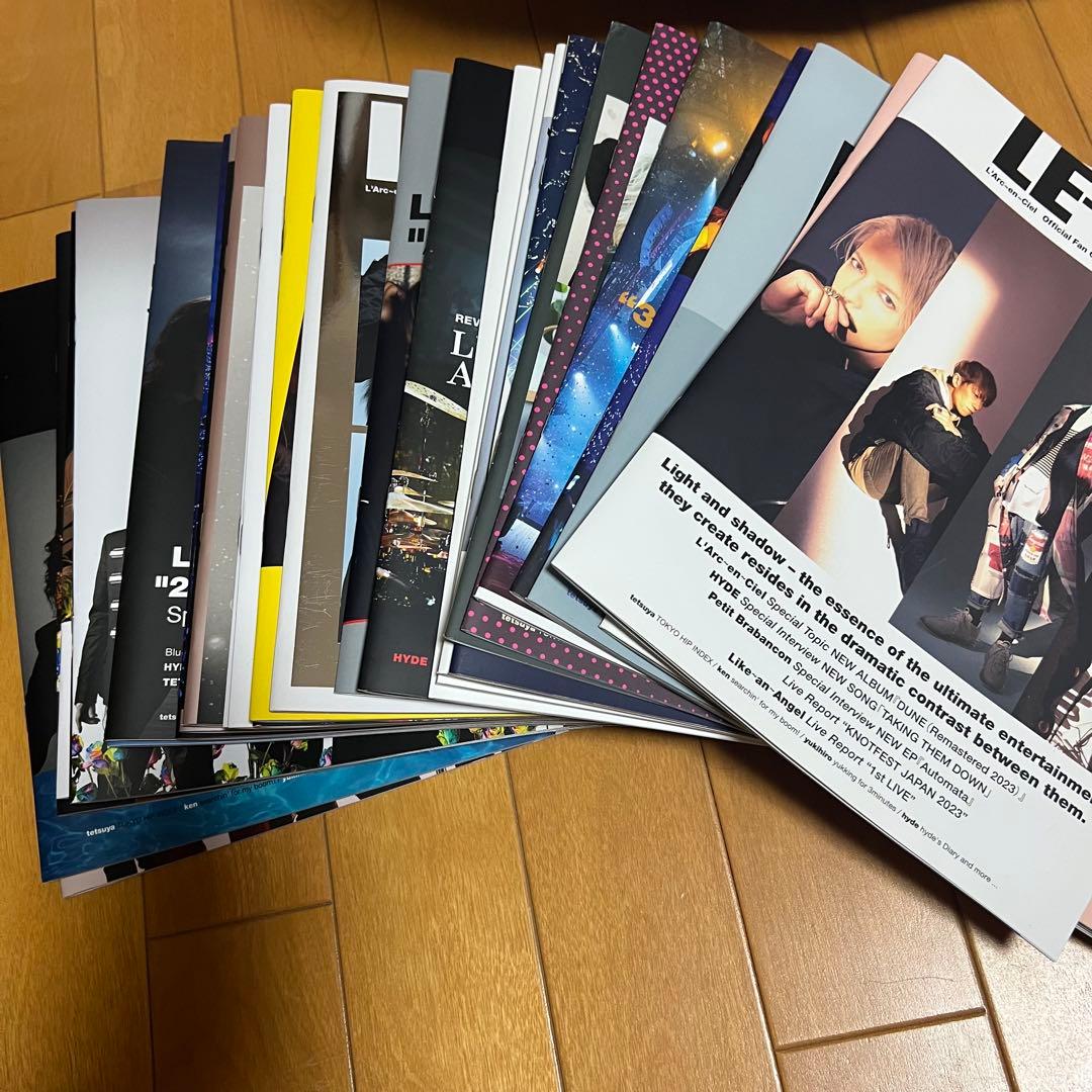 ラルクCD・DVD・グッズ・会報セット（vol.83〜116）