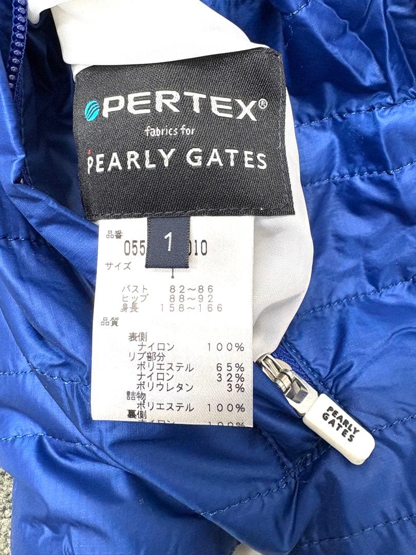 値下げ！パーリーゲイツ☆Pertex ☆中綿入リバーシブル☆ベストにも＃1