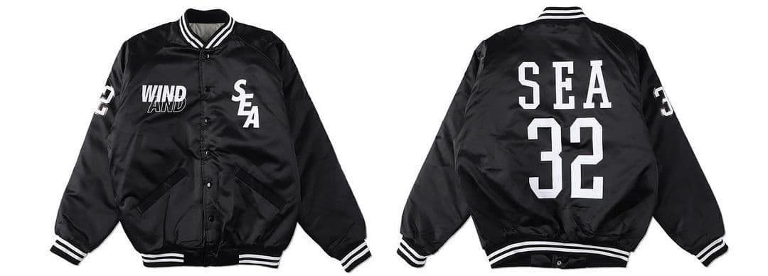 WINDANDSEA ウィンダンシー スタジャン ブラック M