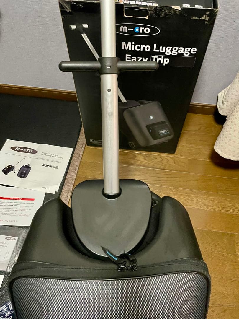 ★m-cro マイクロ　ラゲッジ　イージー　子供が乗れるスーツケース　ベビーカー