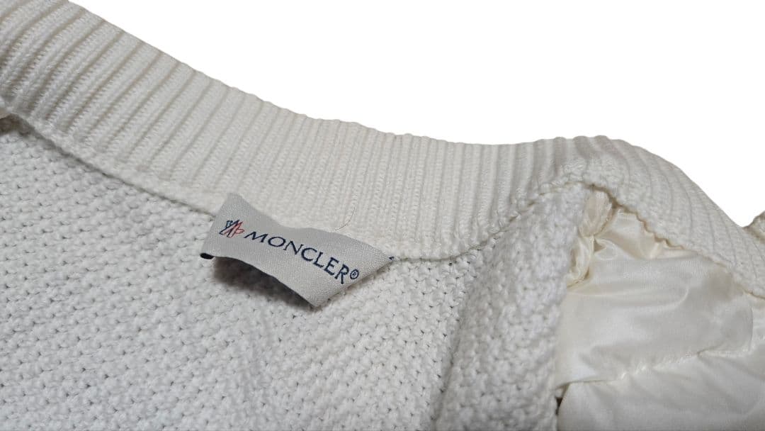 【MONCLER】 キッズ ハイブリット ジャケット 8y ホワイト