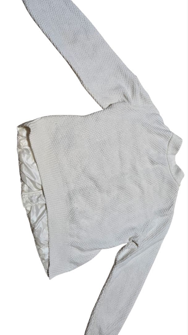 【MONCLER】 キッズ ハイブリット ジャケット 8y ホワイト