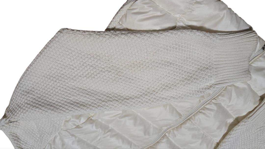 【MONCLER】 キッズ ハイブリット ジャケット 8y ホワイト