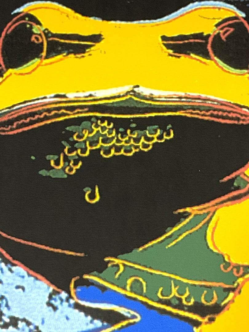 【世界100部限定】アンディ ウォーホル リトグラフ 「カエル」