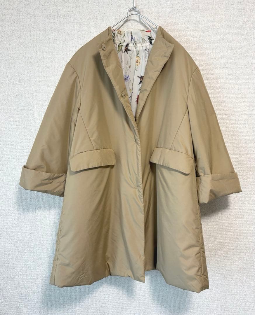 Ballsey TOMORROWLAND パデットタフタ Aラインコート