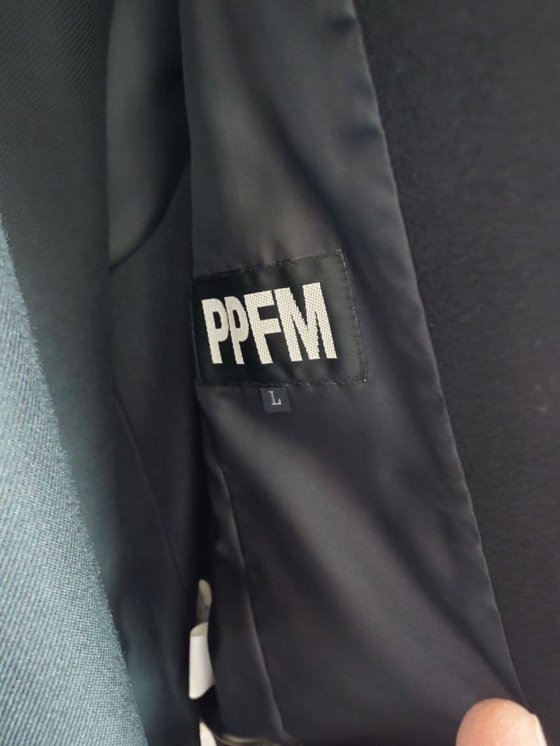 PPFM　ナポレオン　ツーウェイピーコート　ブラック