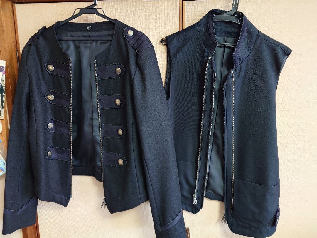 PPFM　ナポレオン　ツーウェイピーコート　ブラック