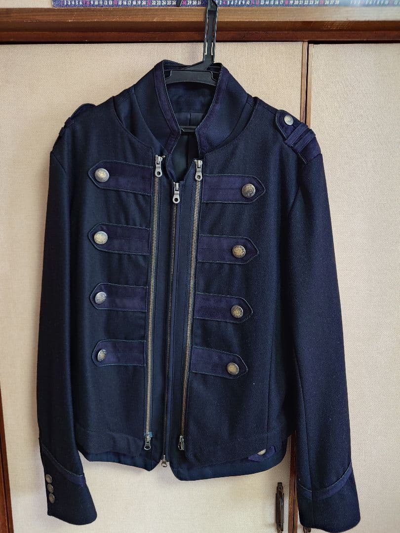 PPFM　ナポレオン　ツーウェイピーコート　ブラック