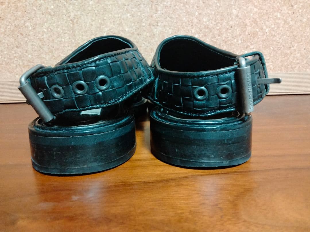 ダークビッケンバーグ　イントレチャート　サンダル　レザー　Y2K　アーカイブ