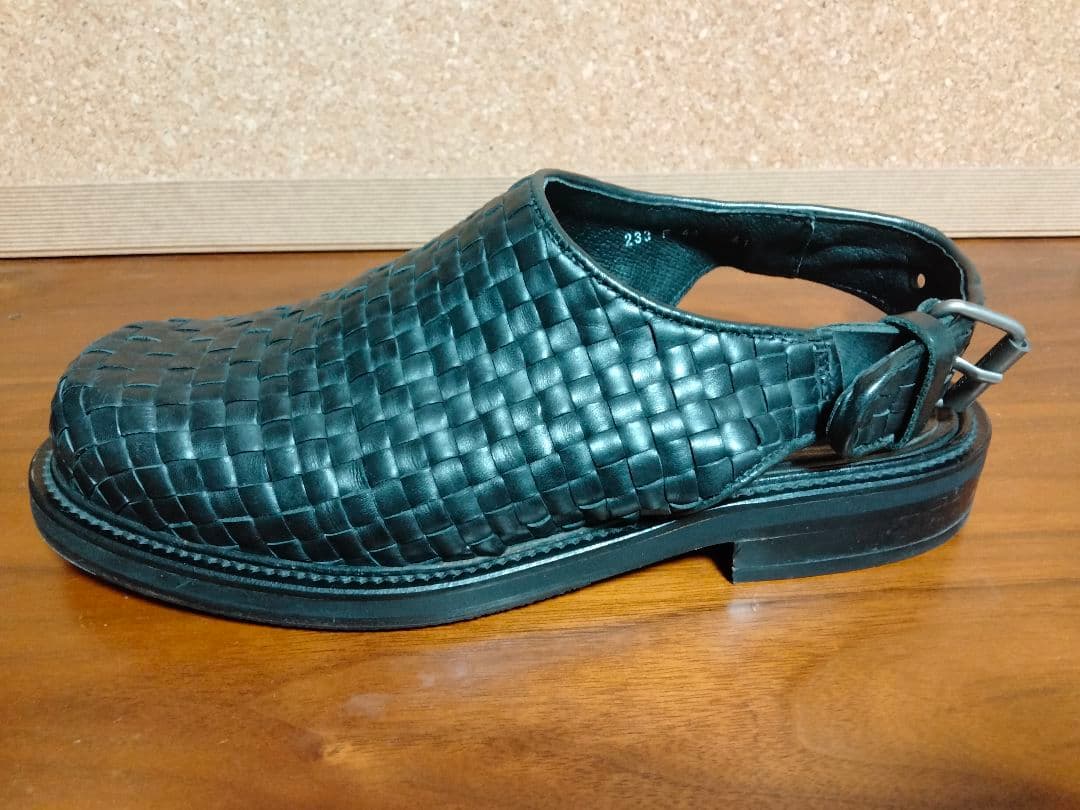 ダークビッケンバーグ　イントレチャート　サンダル　レザー　Y2K　アーカイブ