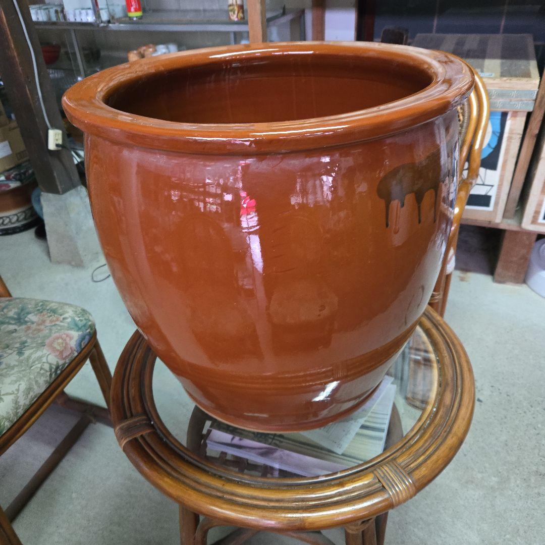 32号　半胴カメ　蓋無し　常滑焼　久松窯　57L　国内製