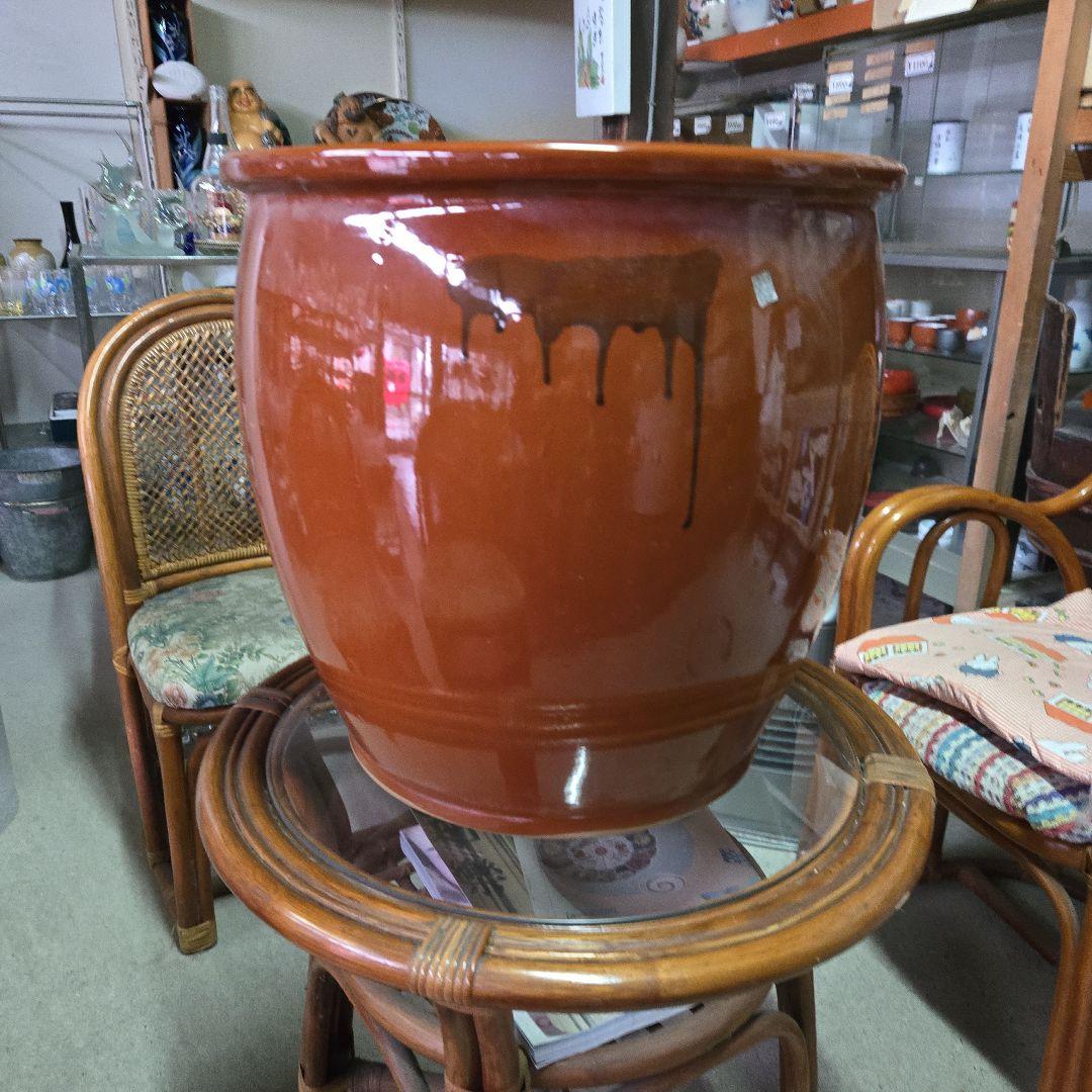 32号　半胴カメ　蓋無し　常滑焼　久松窯　57L　国内製