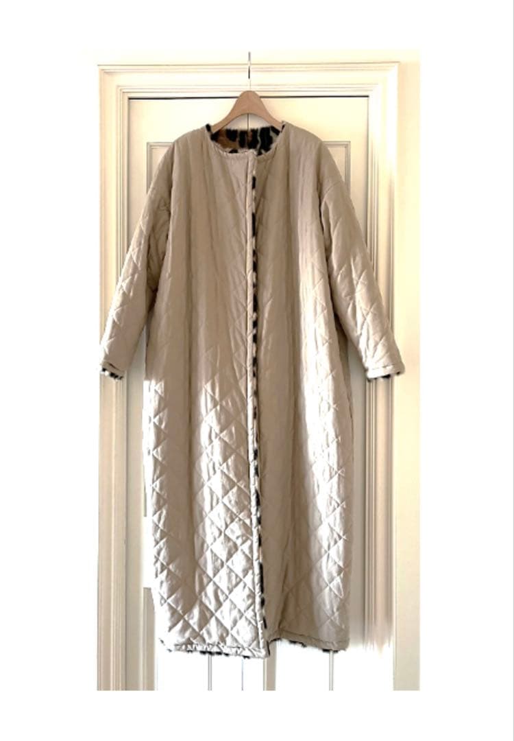 サードマガジン　レオパードリバーシブルコート