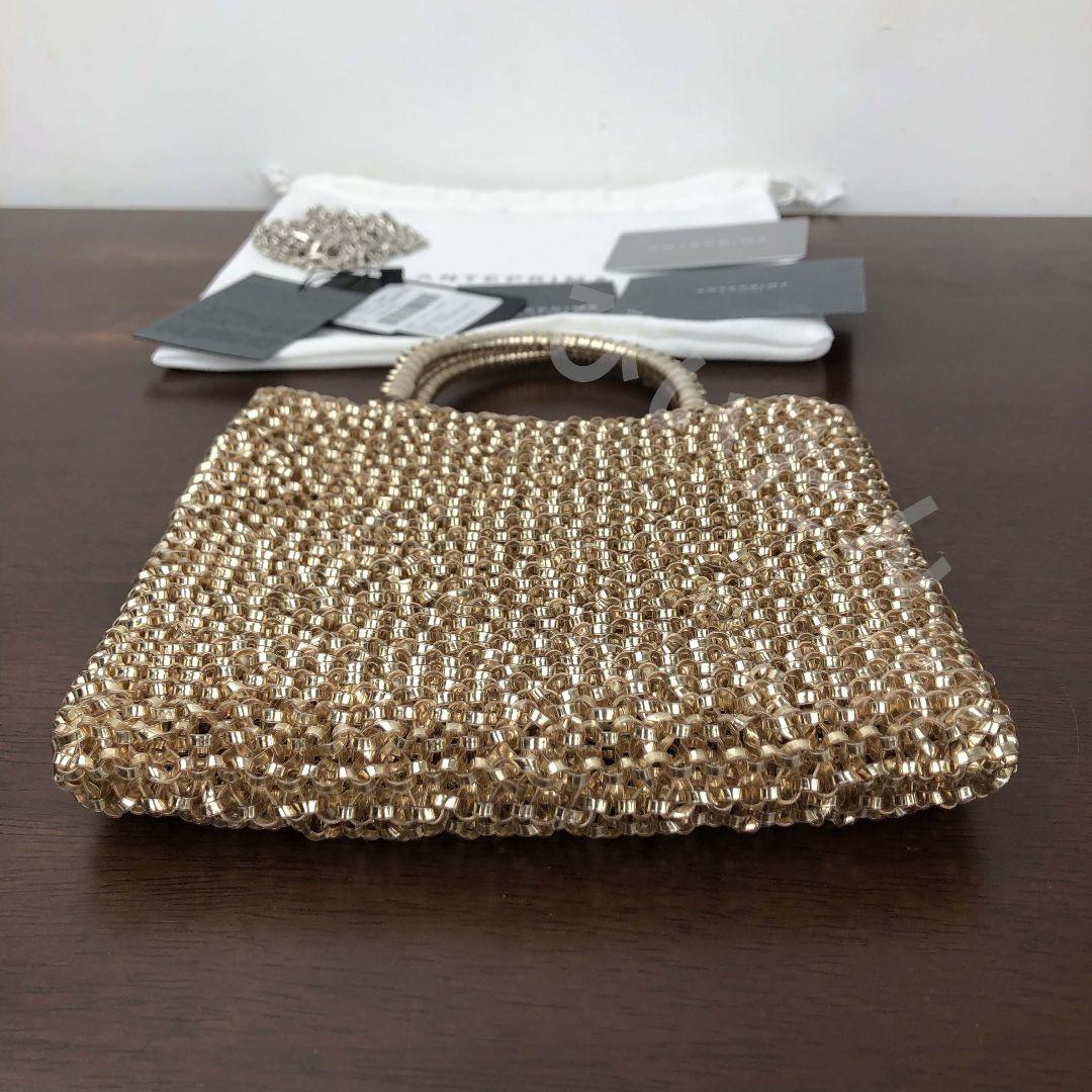 ANTEPRIMA ワイヤーバッグ ミニアトゥーラ シルバーゴールド