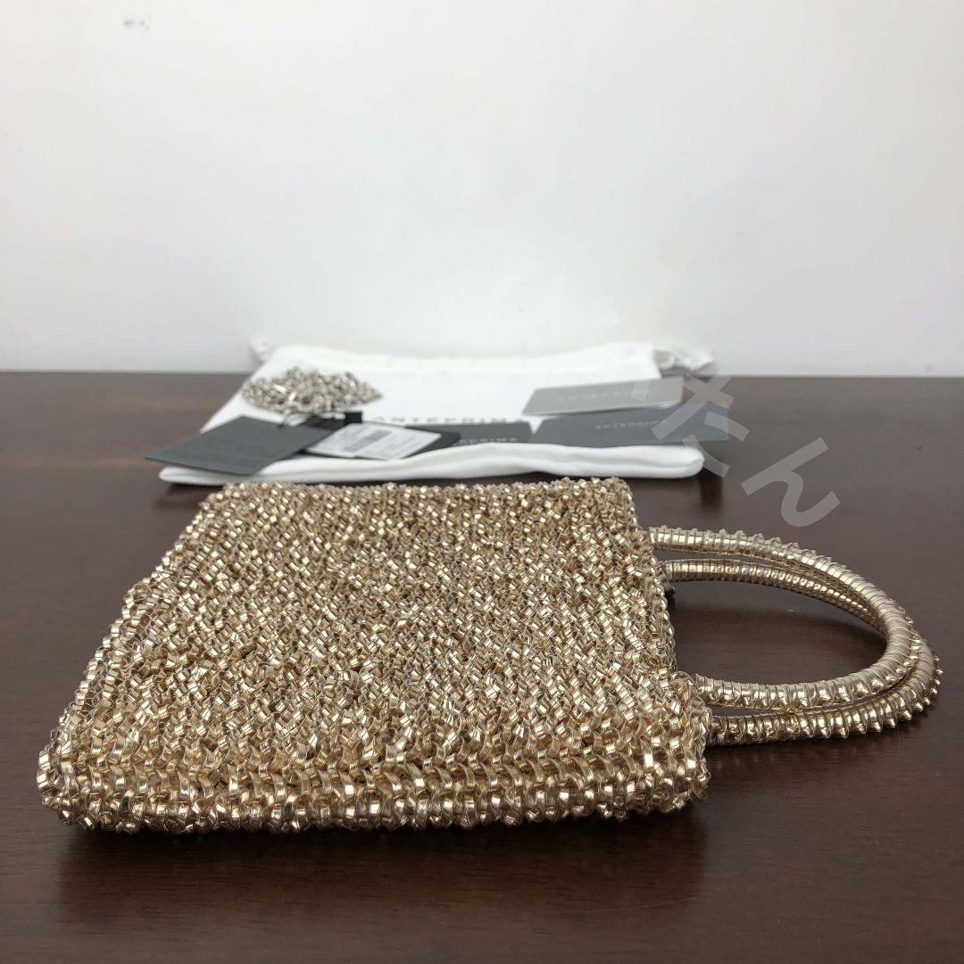 ANTEPRIMA ワイヤーバッグ ミニアトゥーラ シルバーゴールド