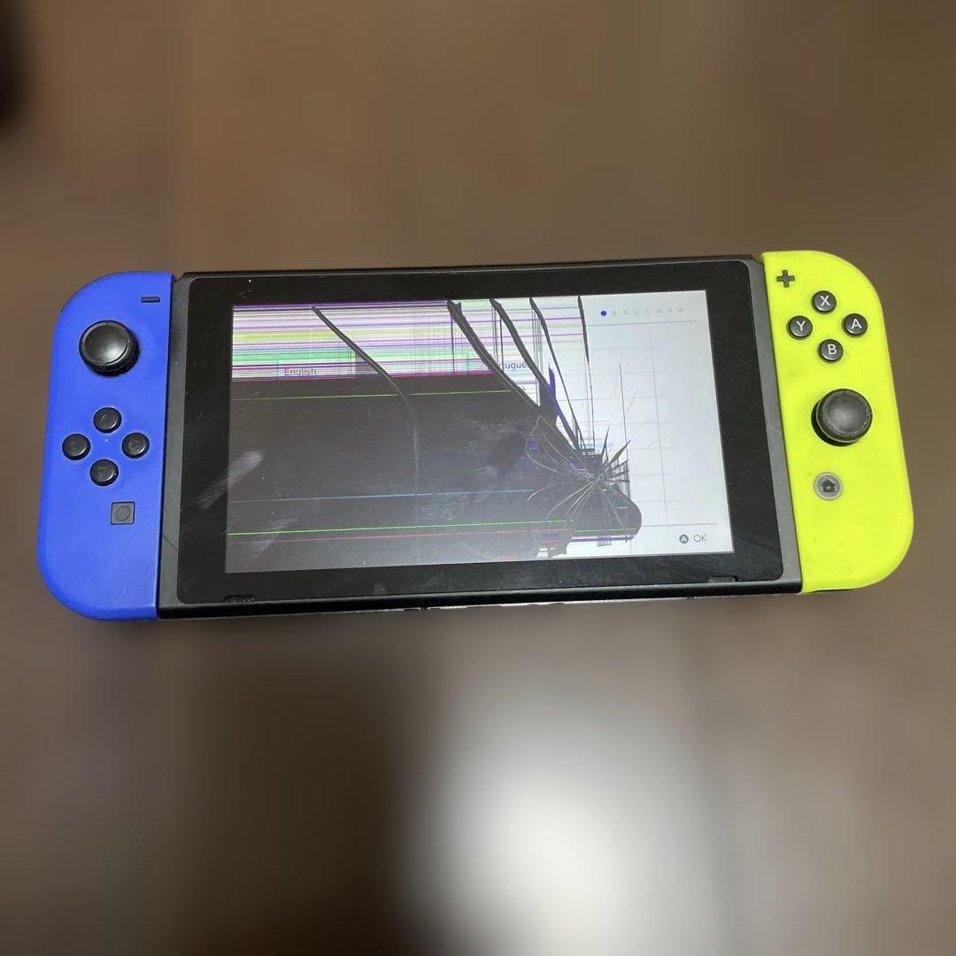 ニンテンドーSwitch 画面割れ ジャンク