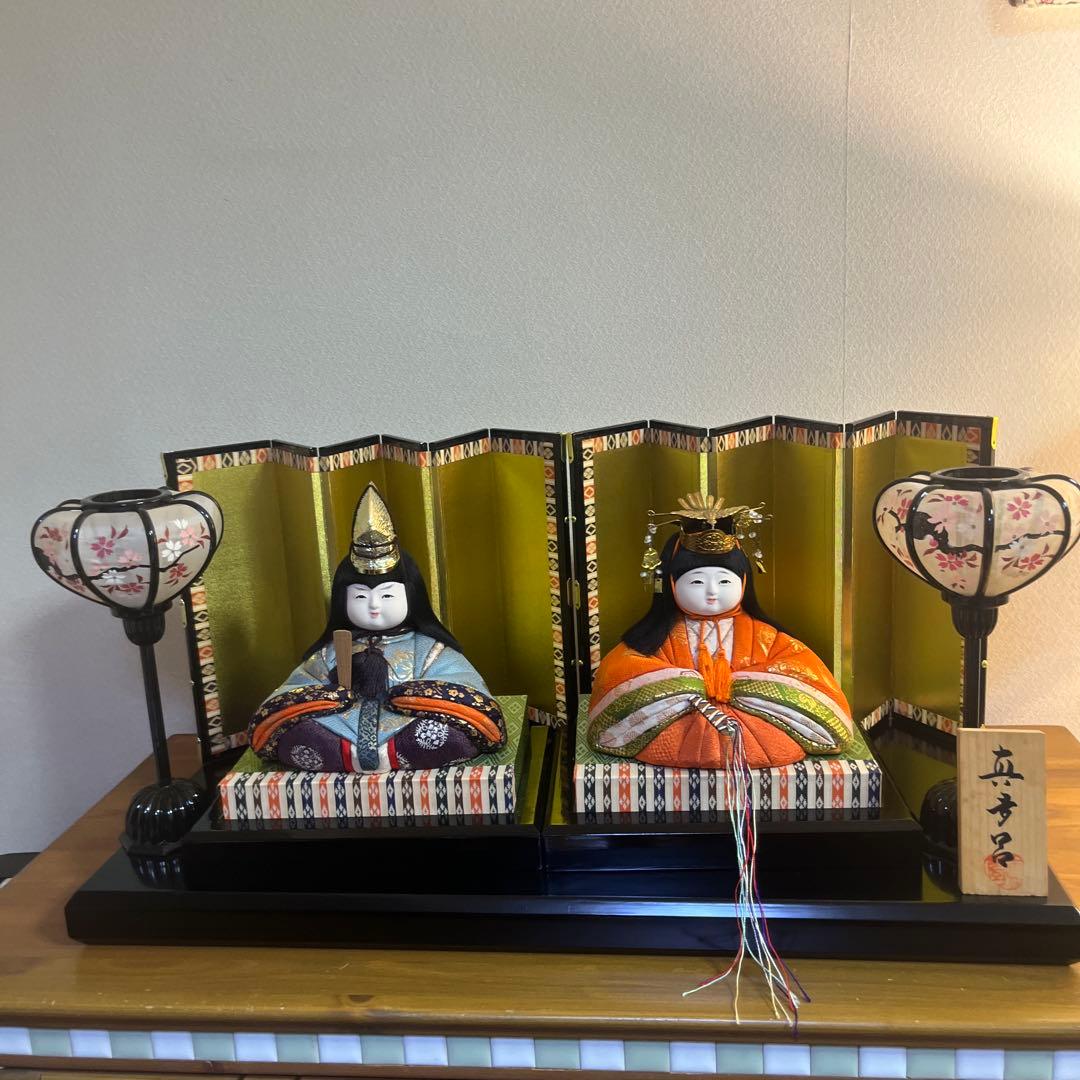 美品　真多呂人形　木目込　雛人形　ひな人形　希少
