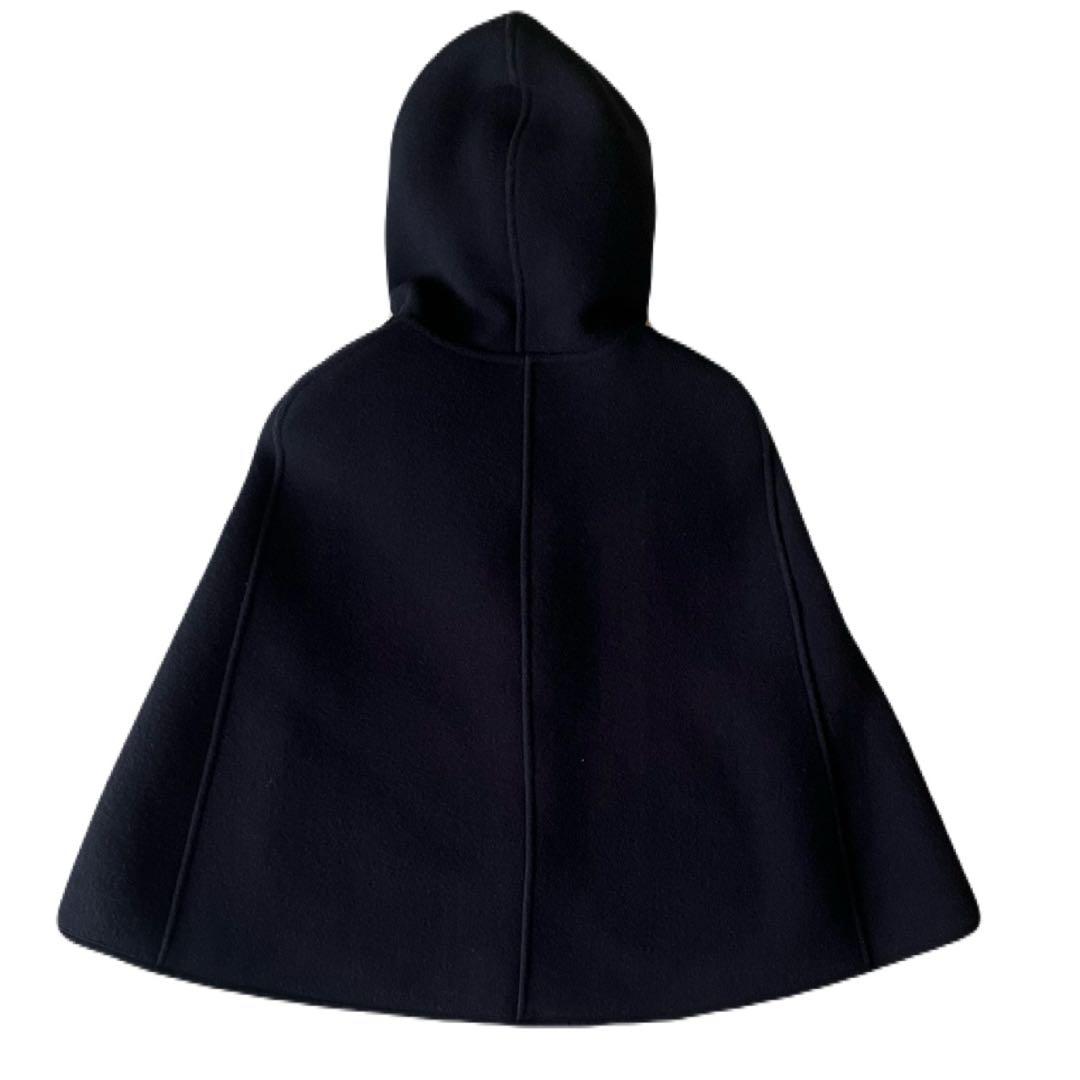 MACKINTOSH フード付きネイビー ポンチョ