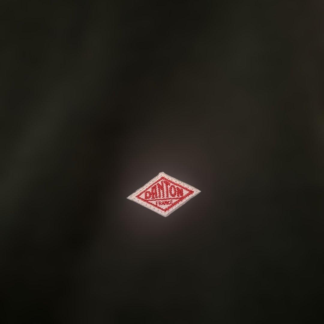 DANTON フリースノーカラージャケット　グリーン　サイズ36