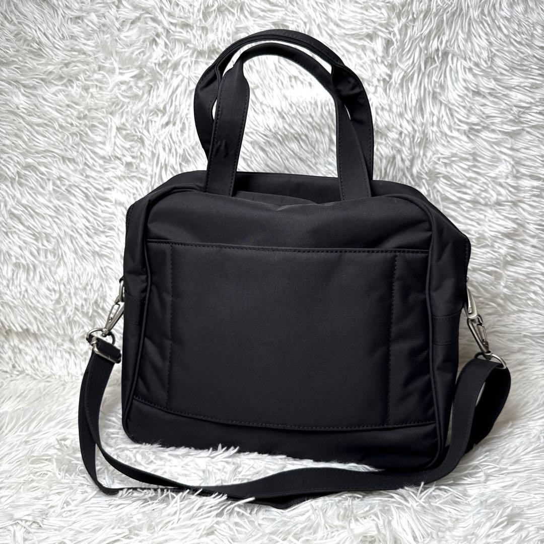 【美品】スワニー　キャリーバック　4輪トラベルキャリー　キャリーオンバッグ付 黒