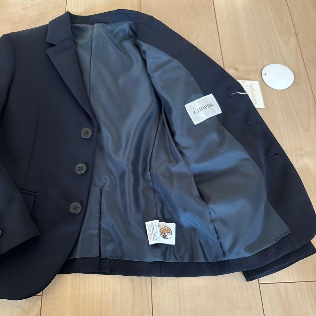 ジャケット　ウール　濃紺　お受験面接　120 新品　フォーマル　男の子　ブレザー