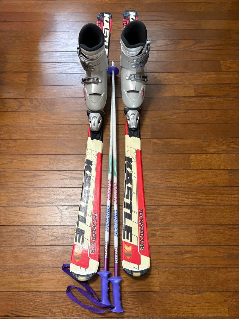 KASTLE 140 ジュニア用 4点スキーセット