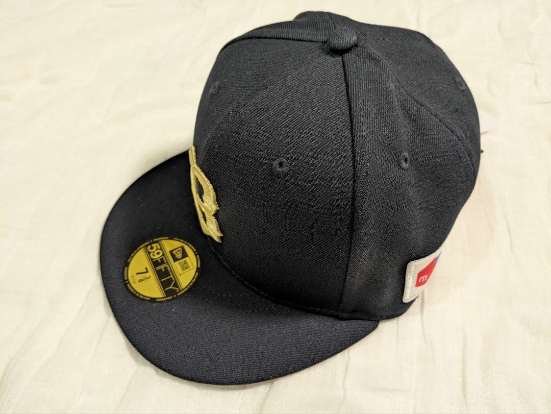 Buffaloesスポンサーワッペン付きオーセンティックキャップ （7 3/8）