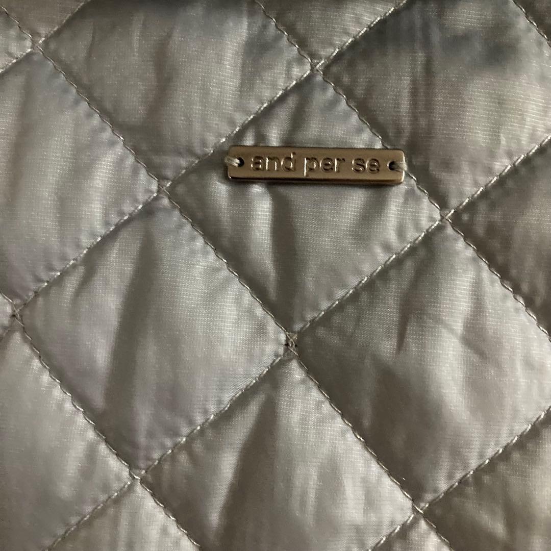 and per se キルティングロングベスト　ワンピース　M