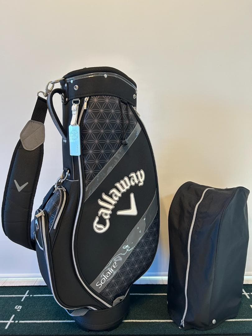 美品！Callaway Solaireキャディーバックのみ／フード・名前タグ付付