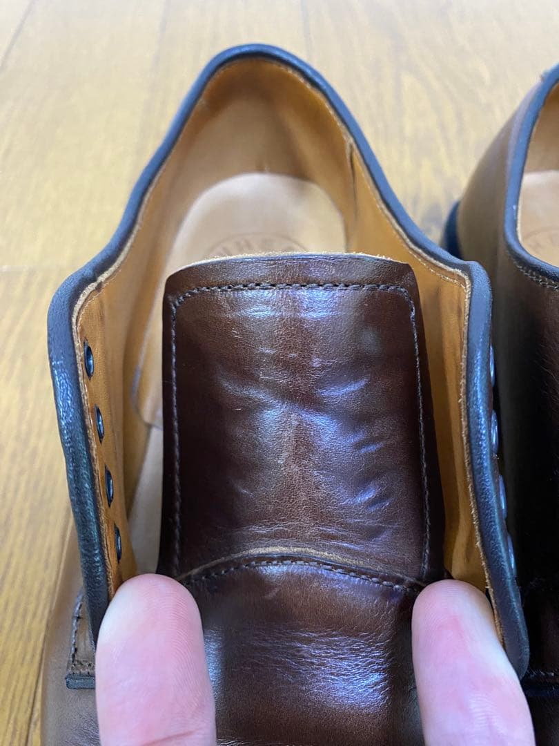 靴 WHEEL ROBE 81/2E PLAIN TOE BLUTCHER