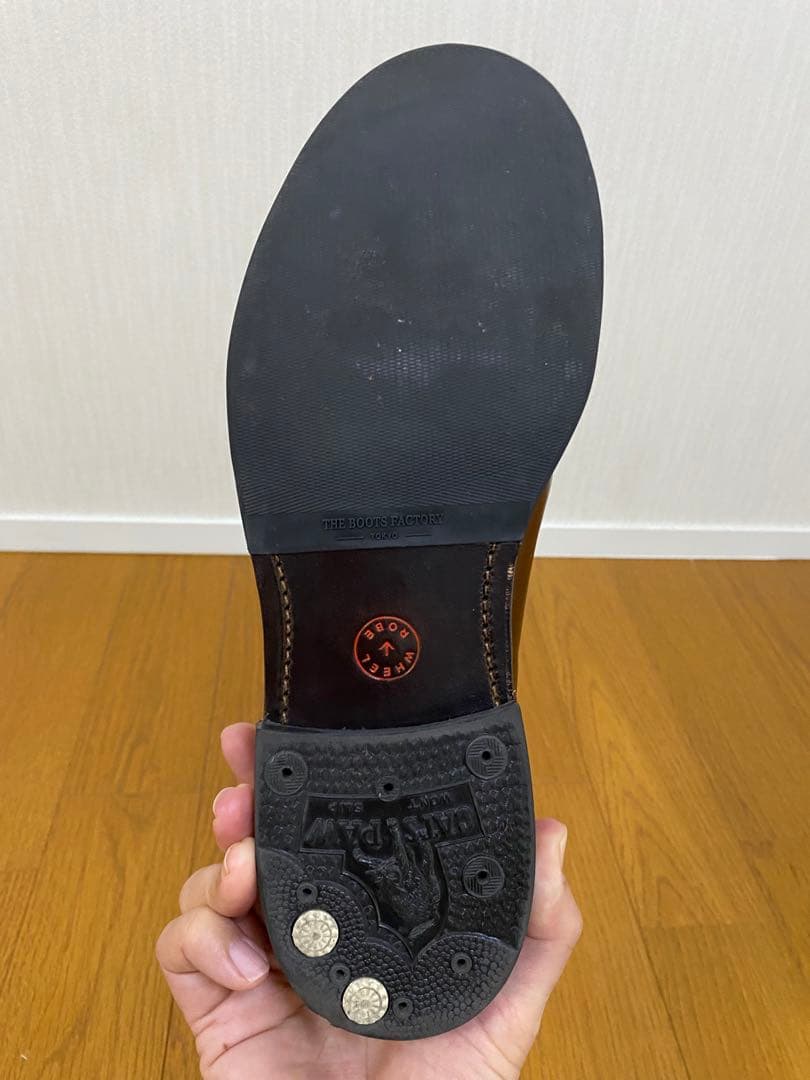 靴 WHEEL ROBE 81/2E PLAIN TOE BLUTCHER