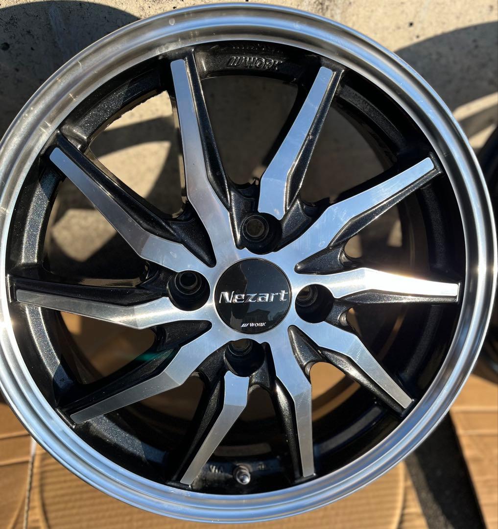 WORK Nezart 10T 15インチアルミホイール　4本セット