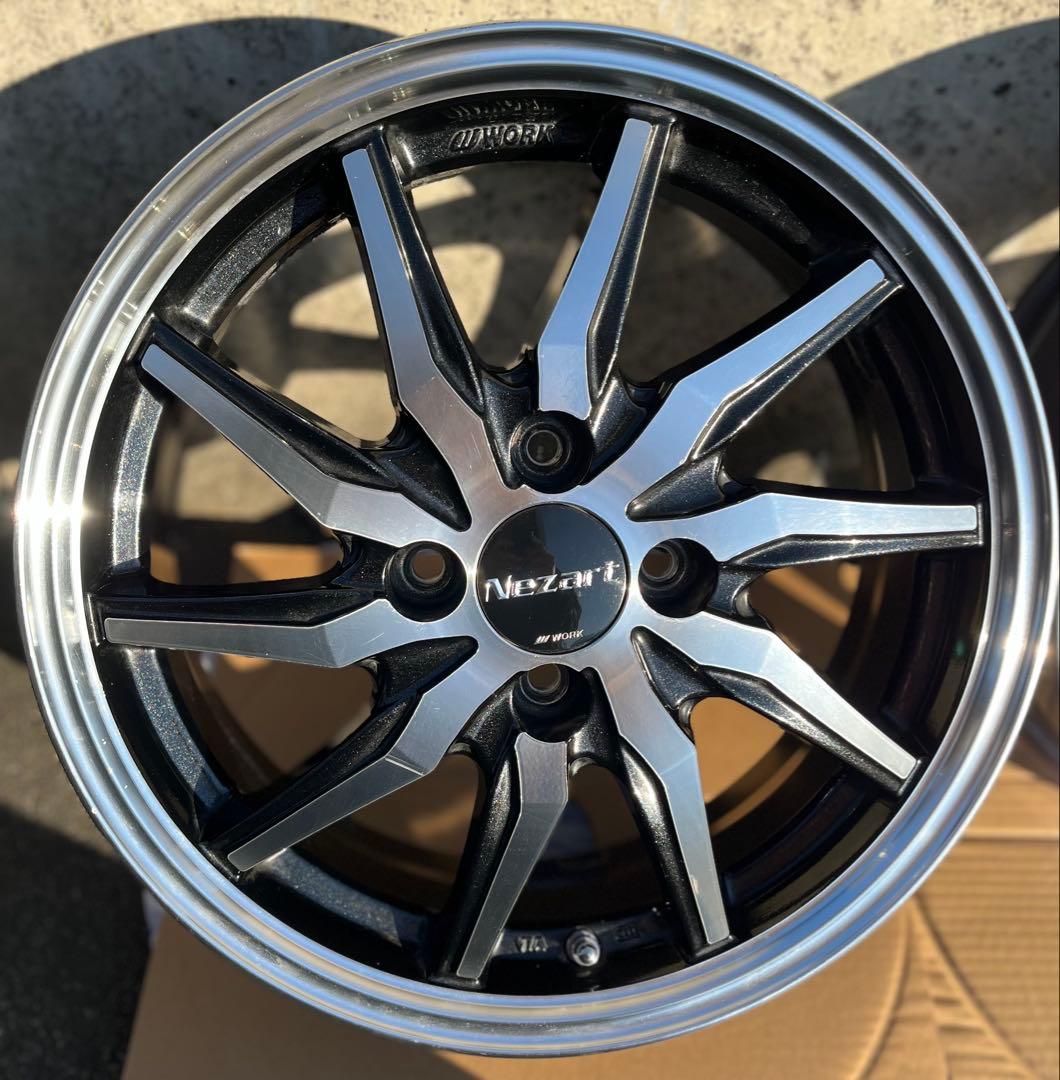 WORK Nezart 10T 15インチアルミホイール　4本セット