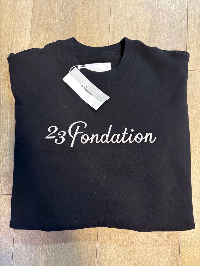 新品 23区ゴルフ 裏毛 スウェット プルオーバー 23Fondation M