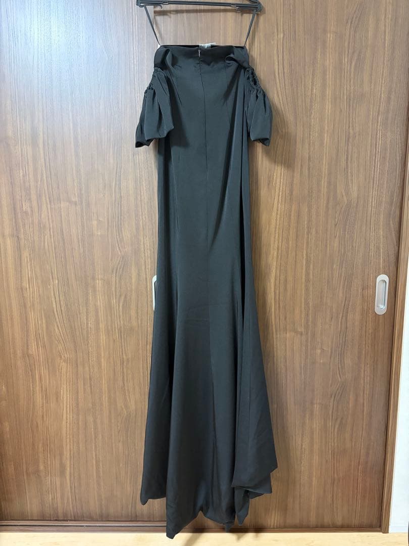 ドレスプロダクション W225BK Mサイズ オフショルダー マーメイドドレス