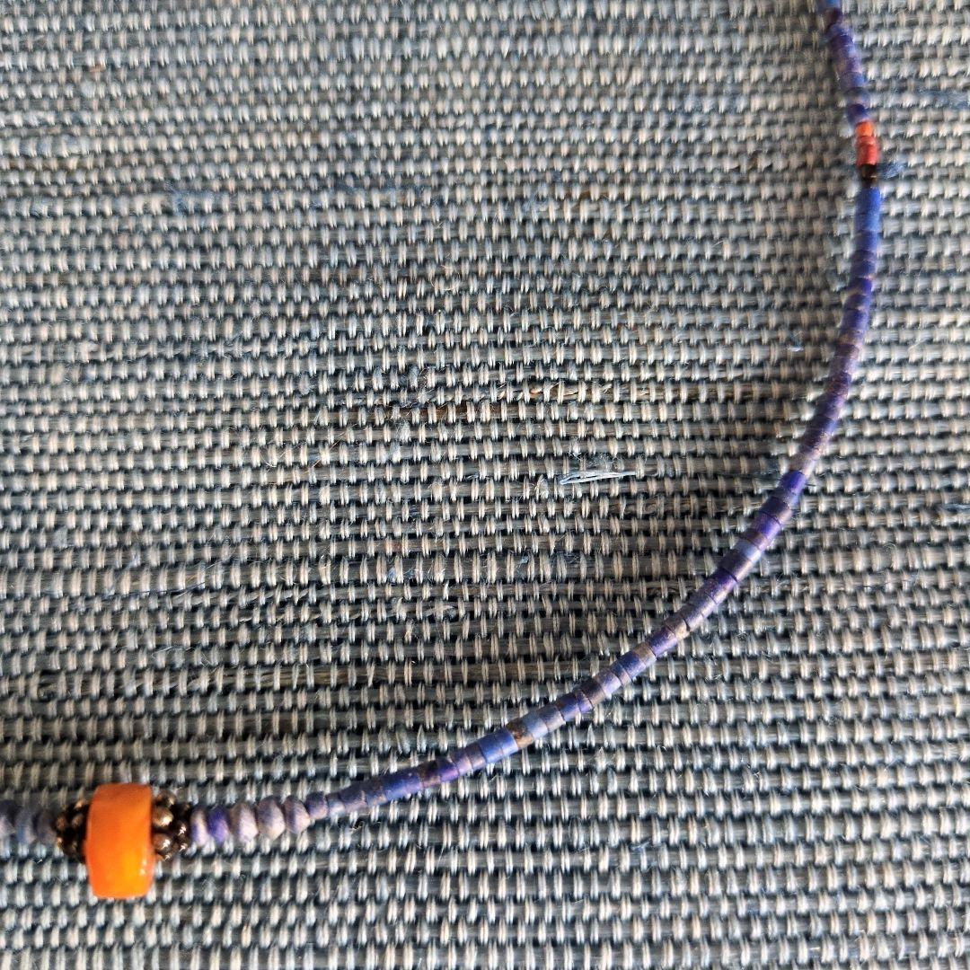 オカベマサノリさんのアンティークビーズネックレス