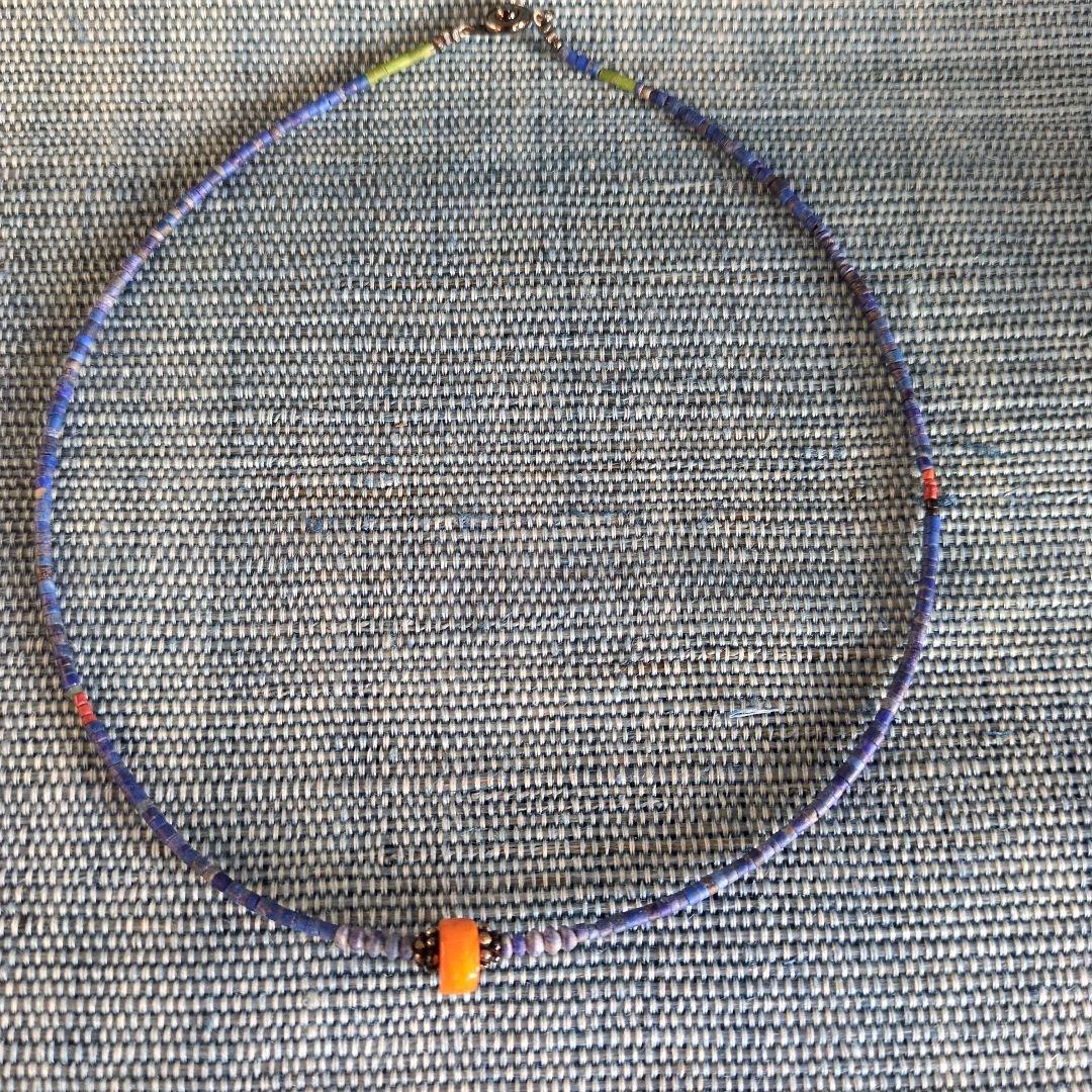 オカベマサノリさんのアンティークビーズネックレス