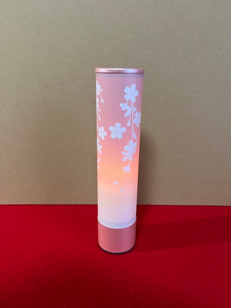 収納式親王飾り　白桜　セット