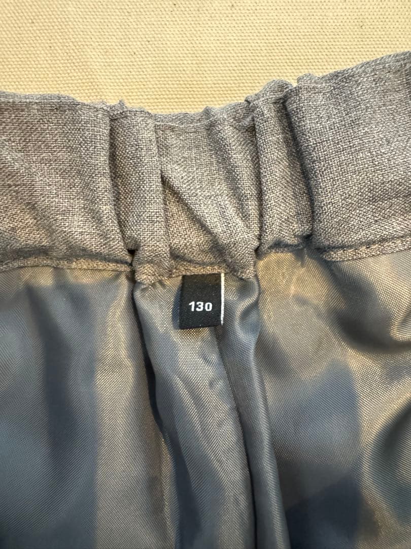 【グリーンレーベルリラクシング】男の子 フォーマル スーツ 3点セット 130