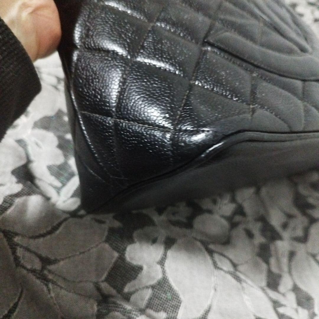 シャネル　復刻版　キャビアトートバッグ