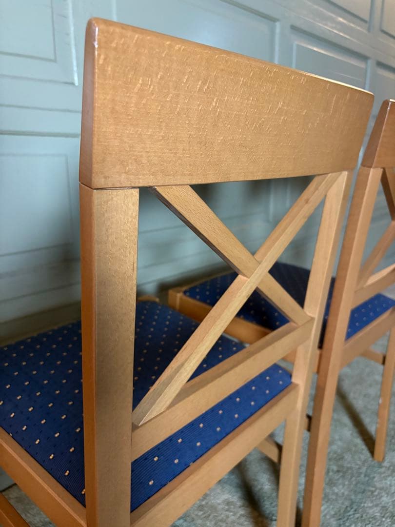 イタリア Calligaris DIVA クロスバックチェア ファブリック張り