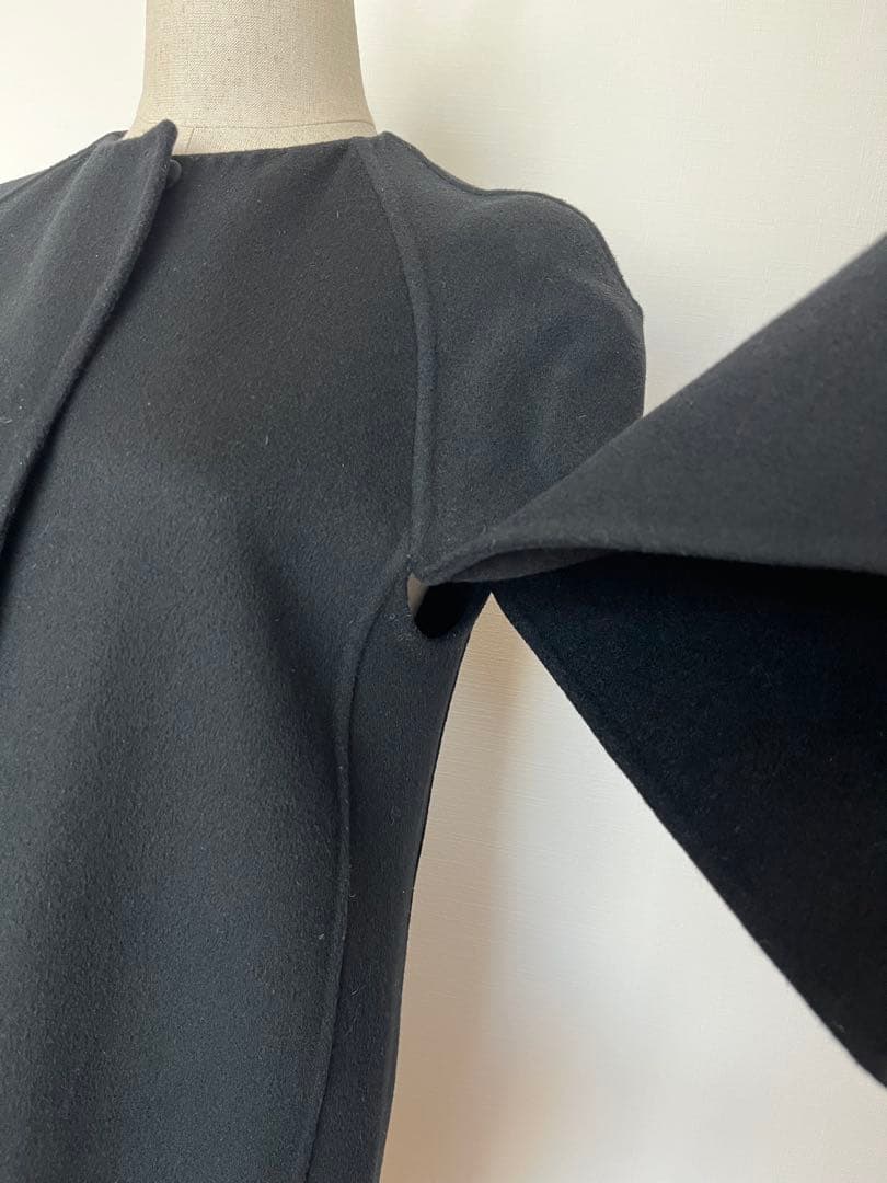 urbanurban 　Fendi 超美品ファー付きブラックケープコート