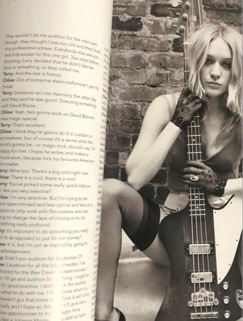 Chloe Sevigny表紙特集‼️ i-D Magazine