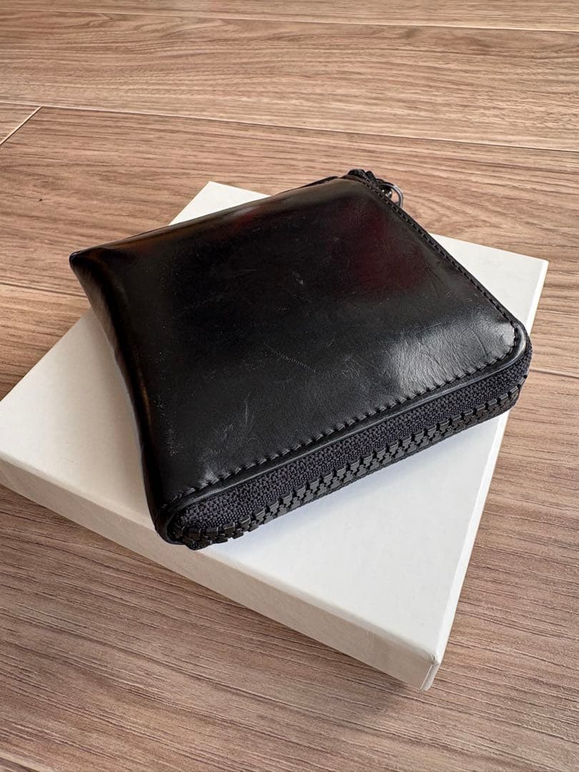 メゾンマルジェラ レザー二つ折り財布