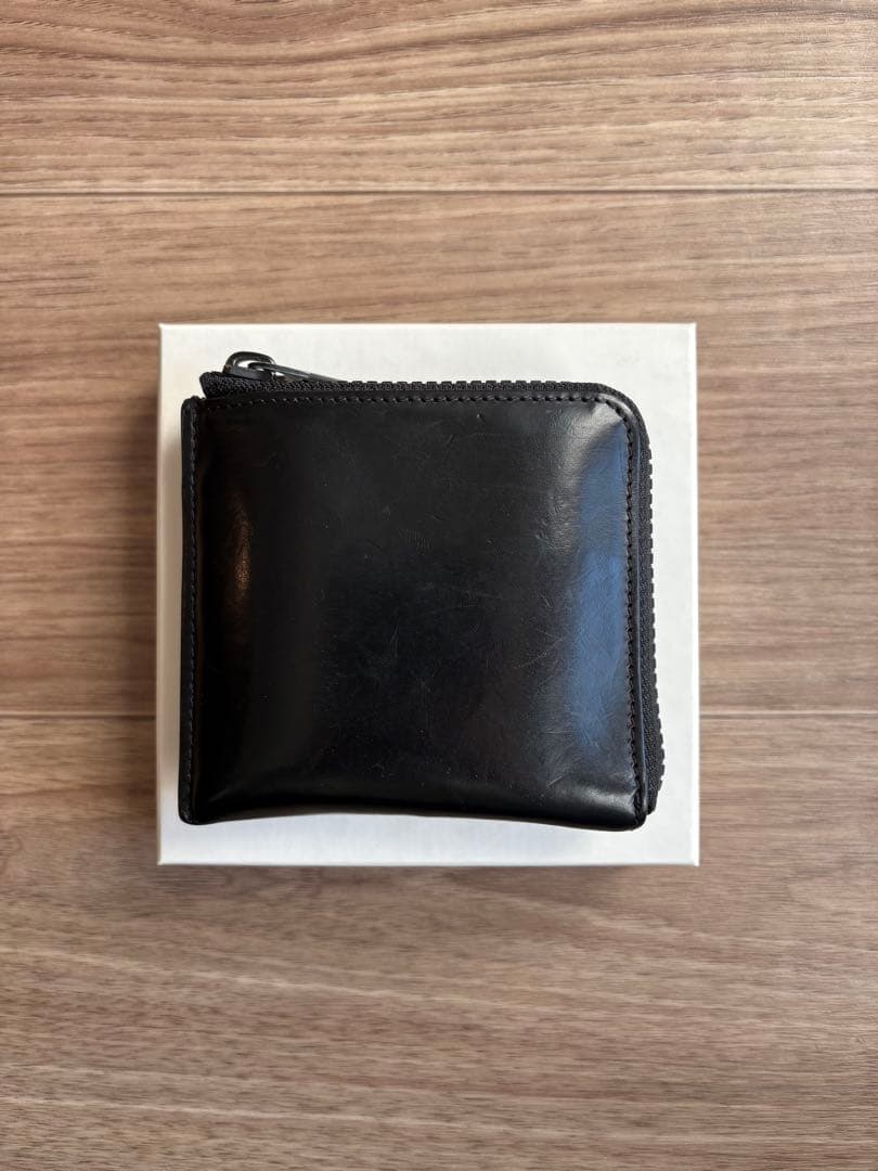 メゾンマルジェラ レザー二つ折り財布