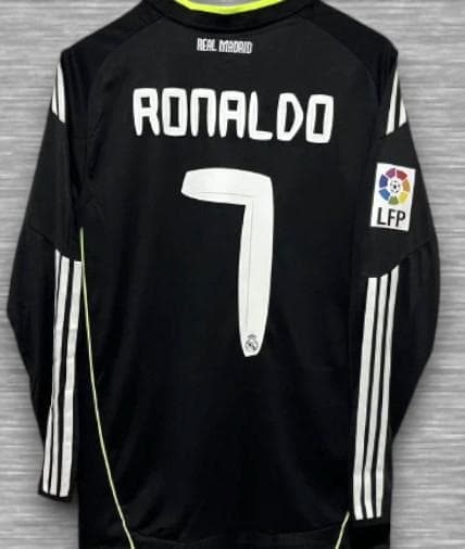 10/11 レアル・マドリード アウェイ 長袖 ユニフォーム 7番 C・ロナウド