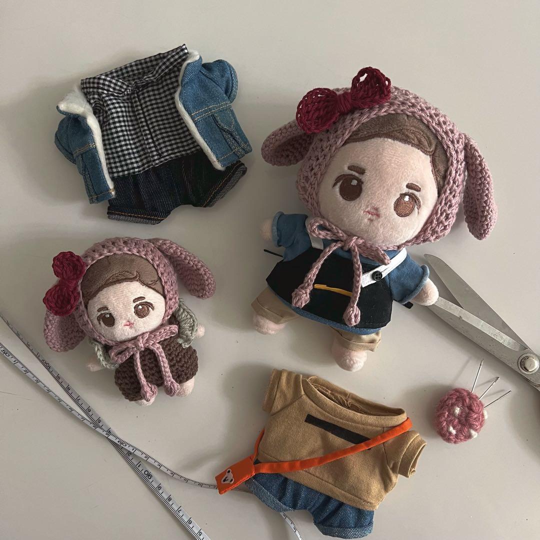 EXO ギョンス　シウミン　チャニョル　カイ　セフン　ぬいぐるみ　洋服　15㎝